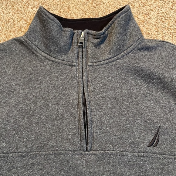 Nautica Gray Warm Long Sleeve Men’s Large - Picture 4 of 6